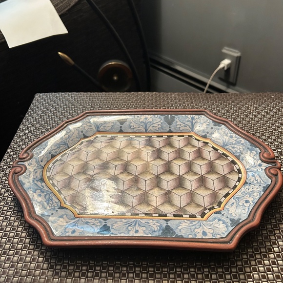 MACKENZIE CHIKD PLATTER. SIGNATURE VITORIA a& RICHARD. LOVELY ♥️♥️♥️ - Picture 3 of 14